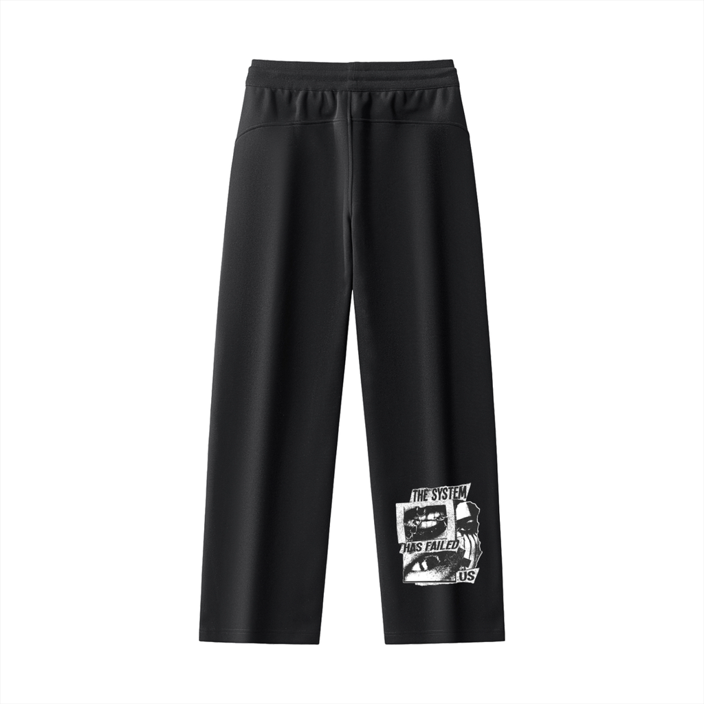 CAUTION Essential Drawstring Straight-Leg Sweatpants