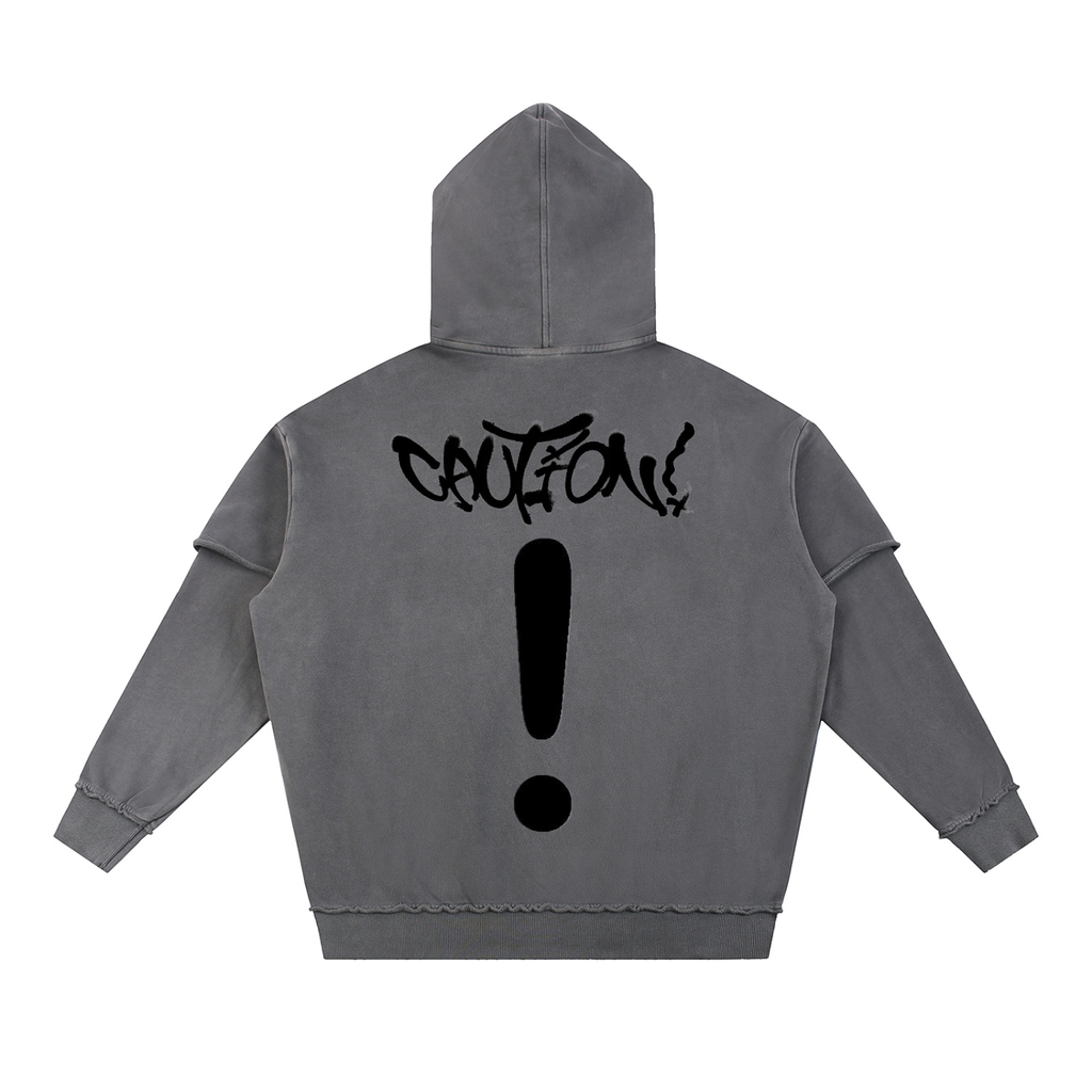 caution hoodie