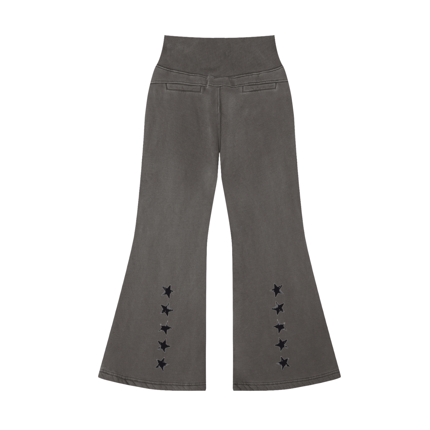 CAUTION Vintage Washed Flared Fleece Pants