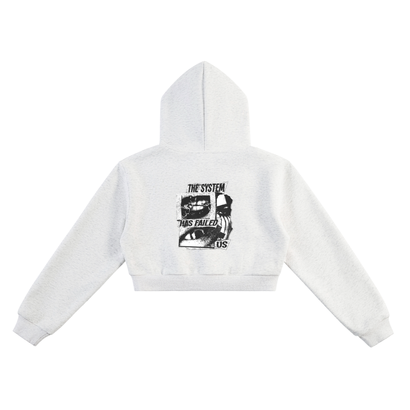 CAUTION Essential Cropped Hoodie