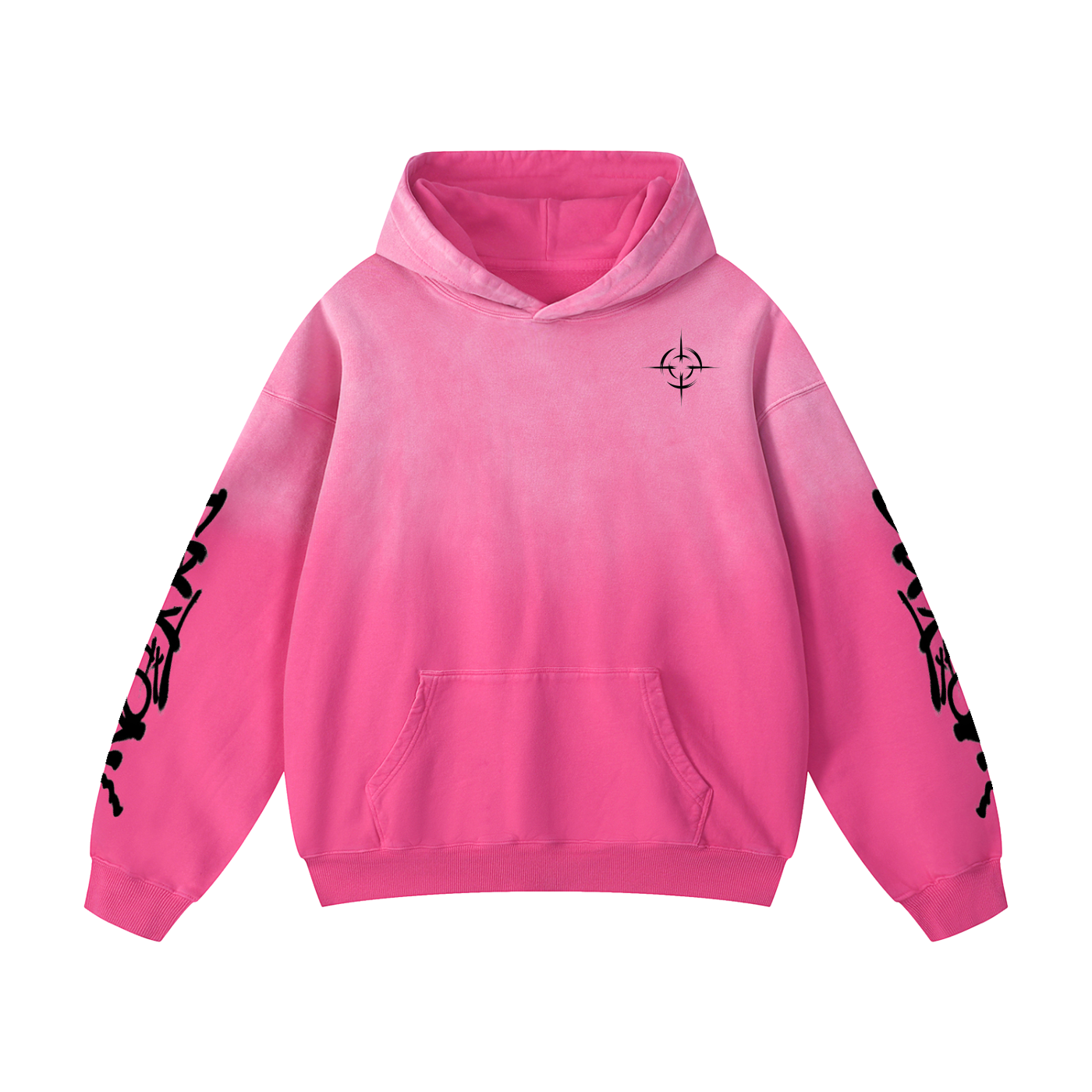 caution Heavyweight Sunfade Oversized Hoodie