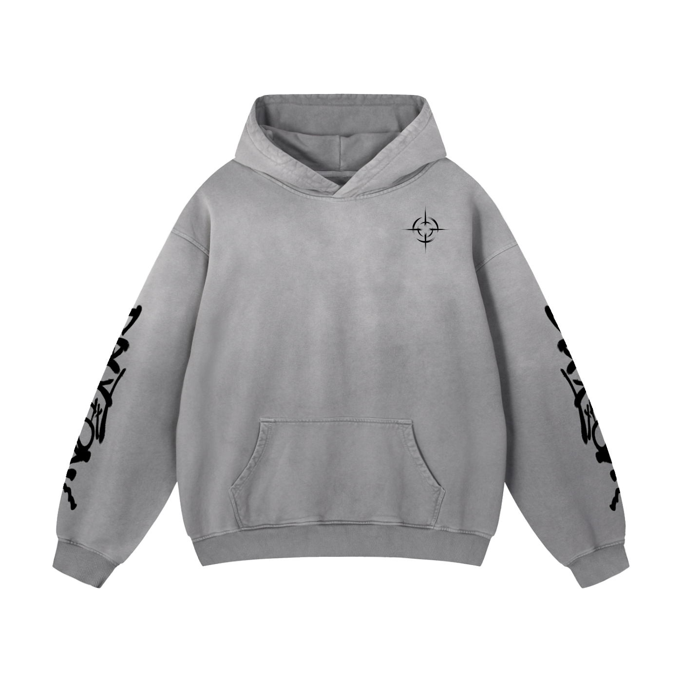 caution Heavyweight Sunfade Oversized Hoodie