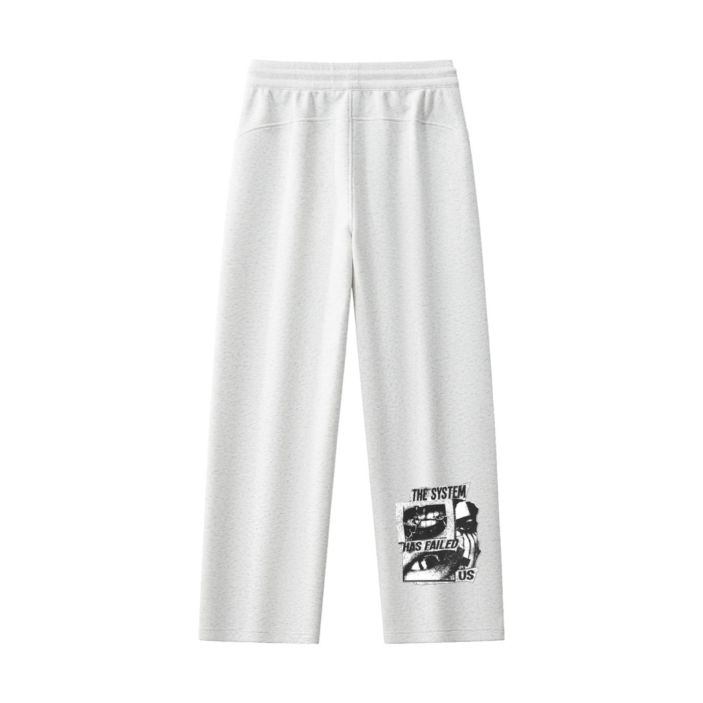 CAUTION Essential Drawstring Straight-Leg Sweatpants