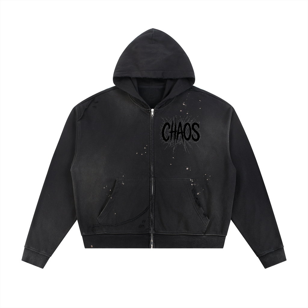 CHAOS zip-up hoodie