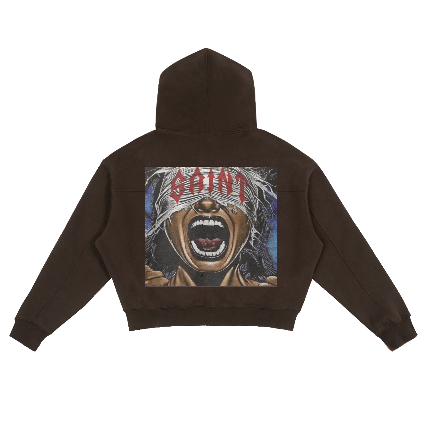 CHAOS Fleece Zip-Up Boxy Hoodie