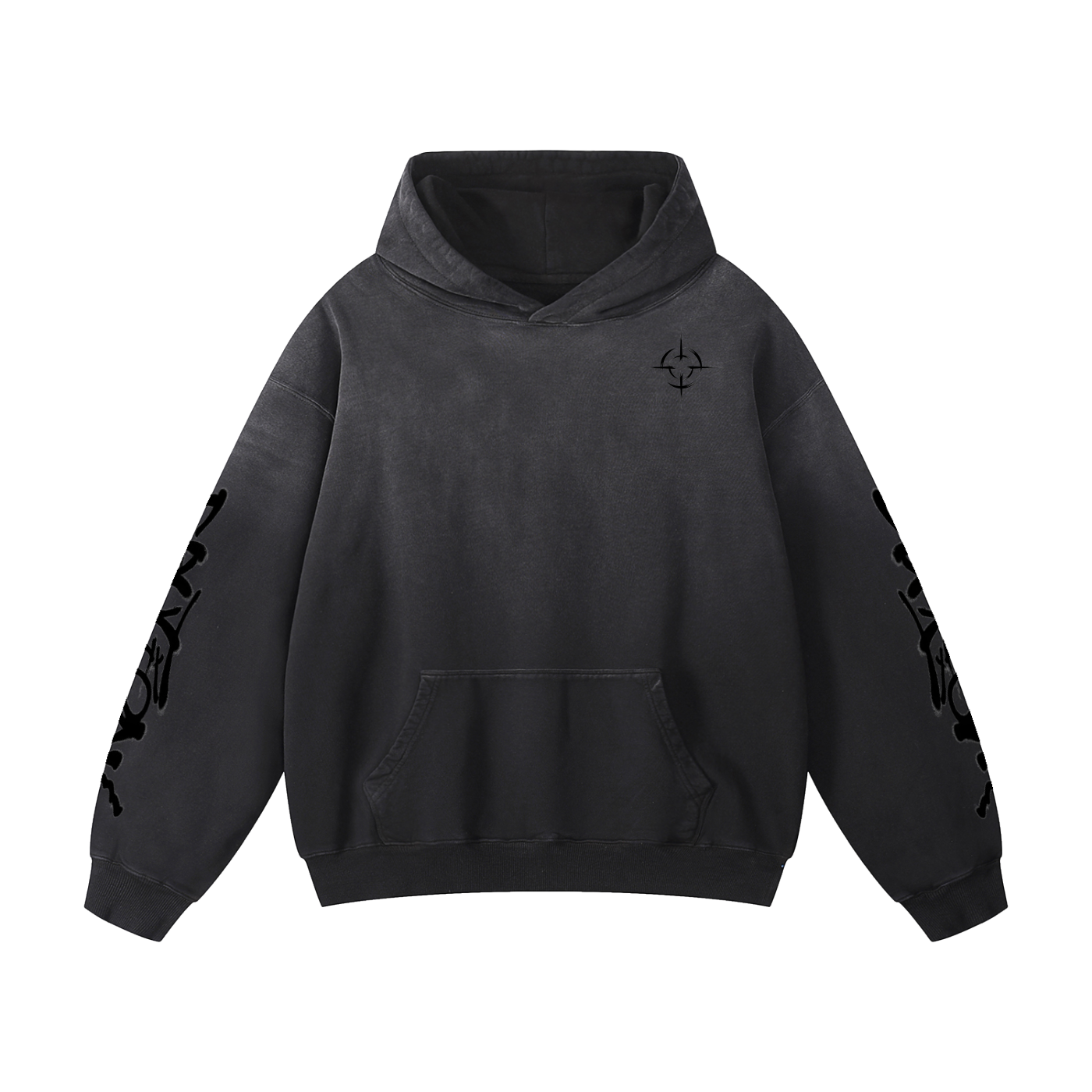 caution Heavyweight Sunfade Oversized Hoodie