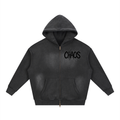 CHAOS Sunfade Two-way Zipper Boxy Fleece Hoodie