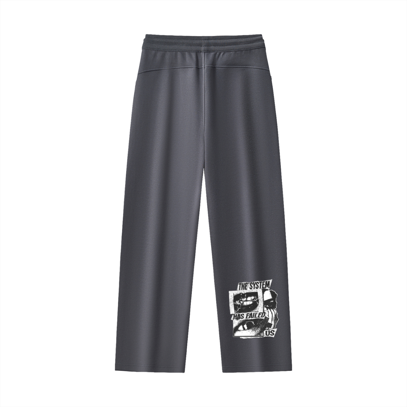 CAUTION Essential Drawstring Straight-Leg Sweatpants