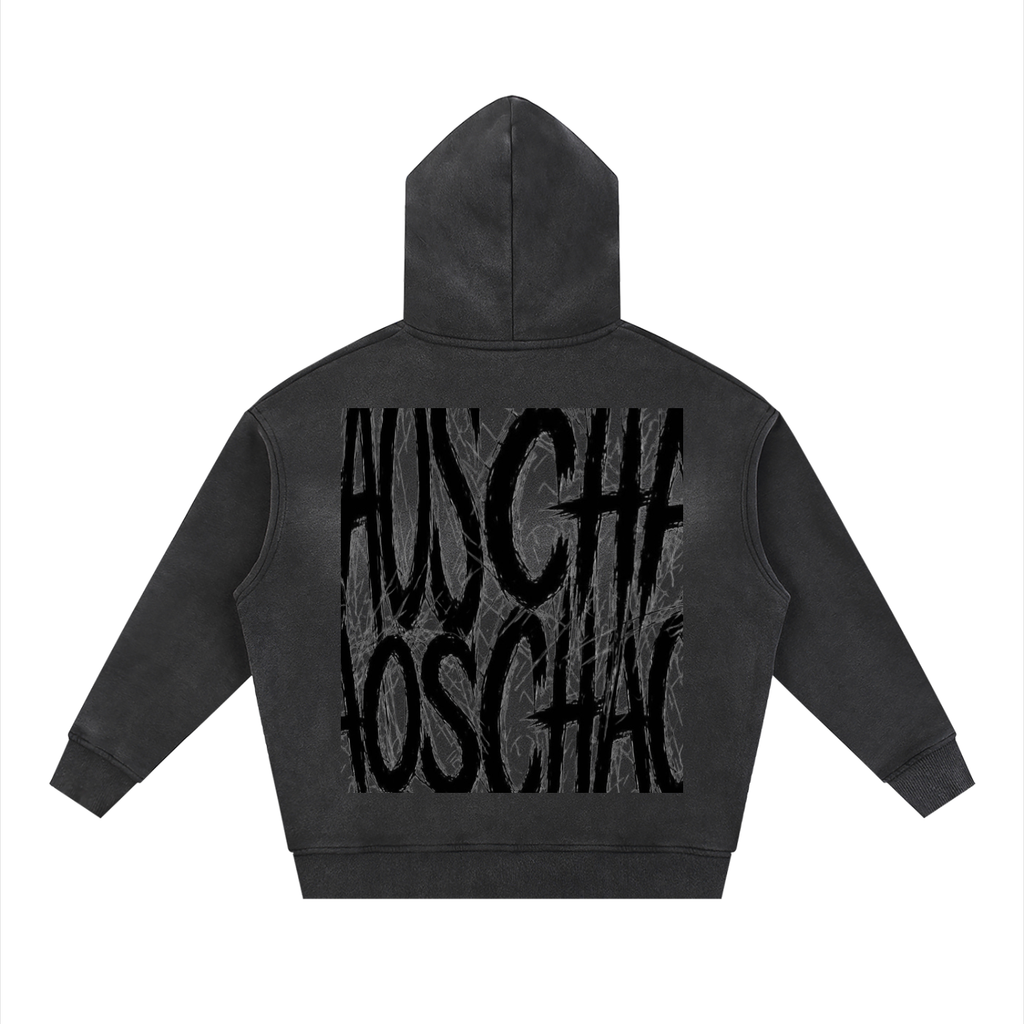 CHAOS Sunfade Two-way Zipper Boxy Fleece Hoodie