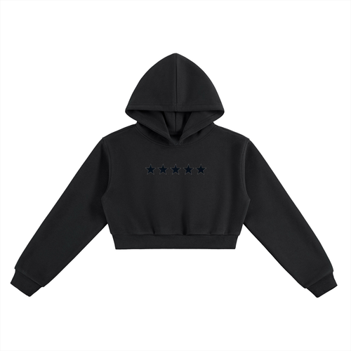 CAUTION Essential Cropped Hoodie