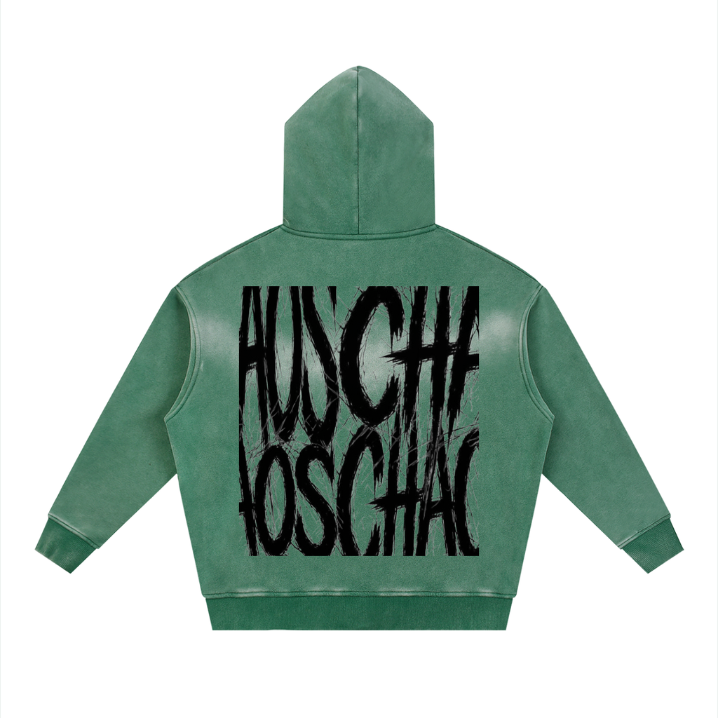 CHAOS Sunfade Two-way Zipper Boxy Fleece Hoodie