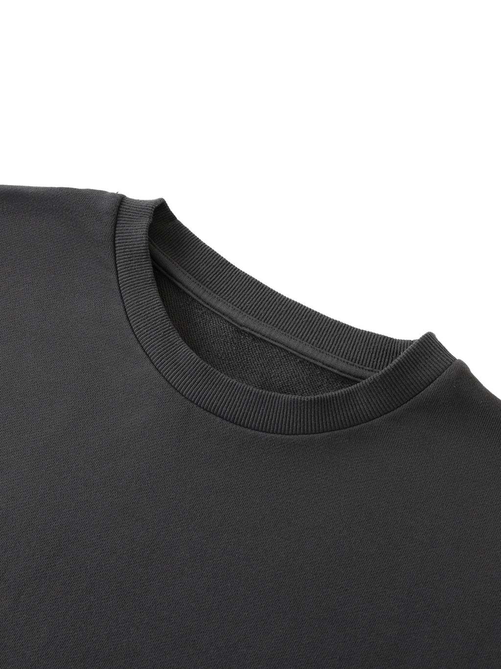 CAUTION Washed Rolled Hem Half Sleeve T-Shirt