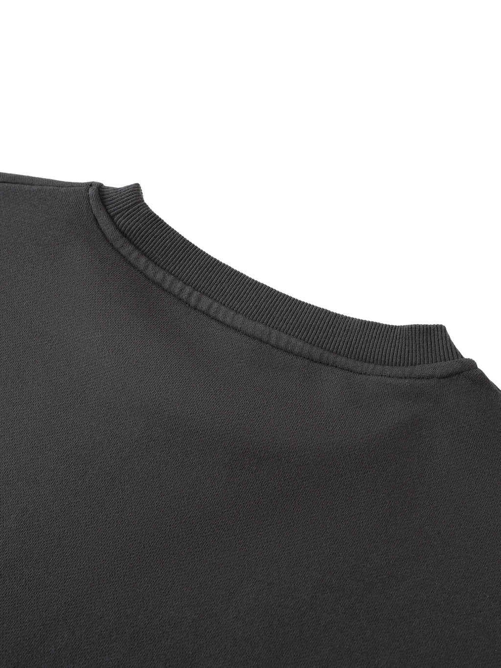 CAUTION Washed Rolled Hem Half Sleeve T-Shirt