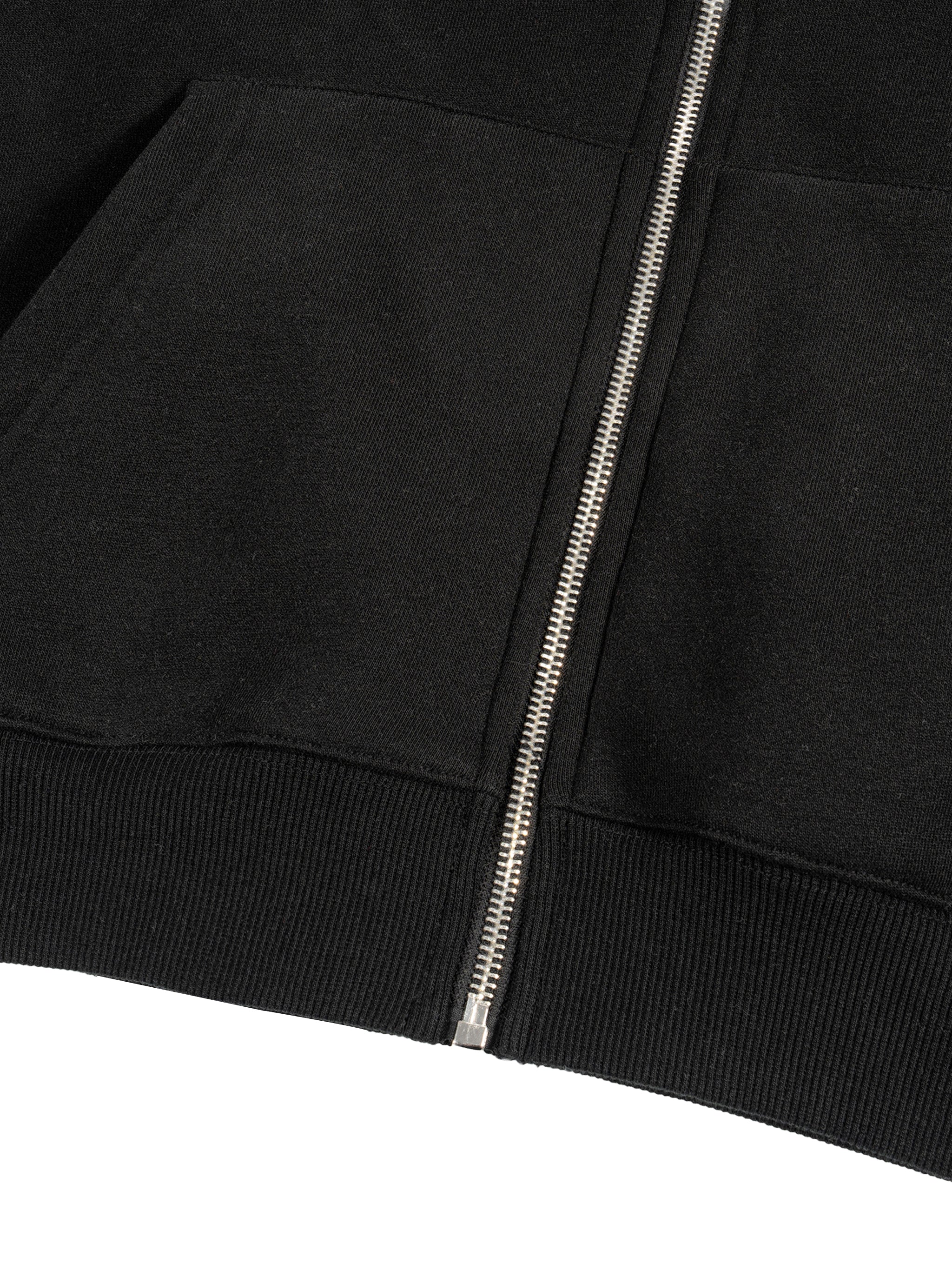 CHAOS Fleece Zip-Up Boxy Hoodie