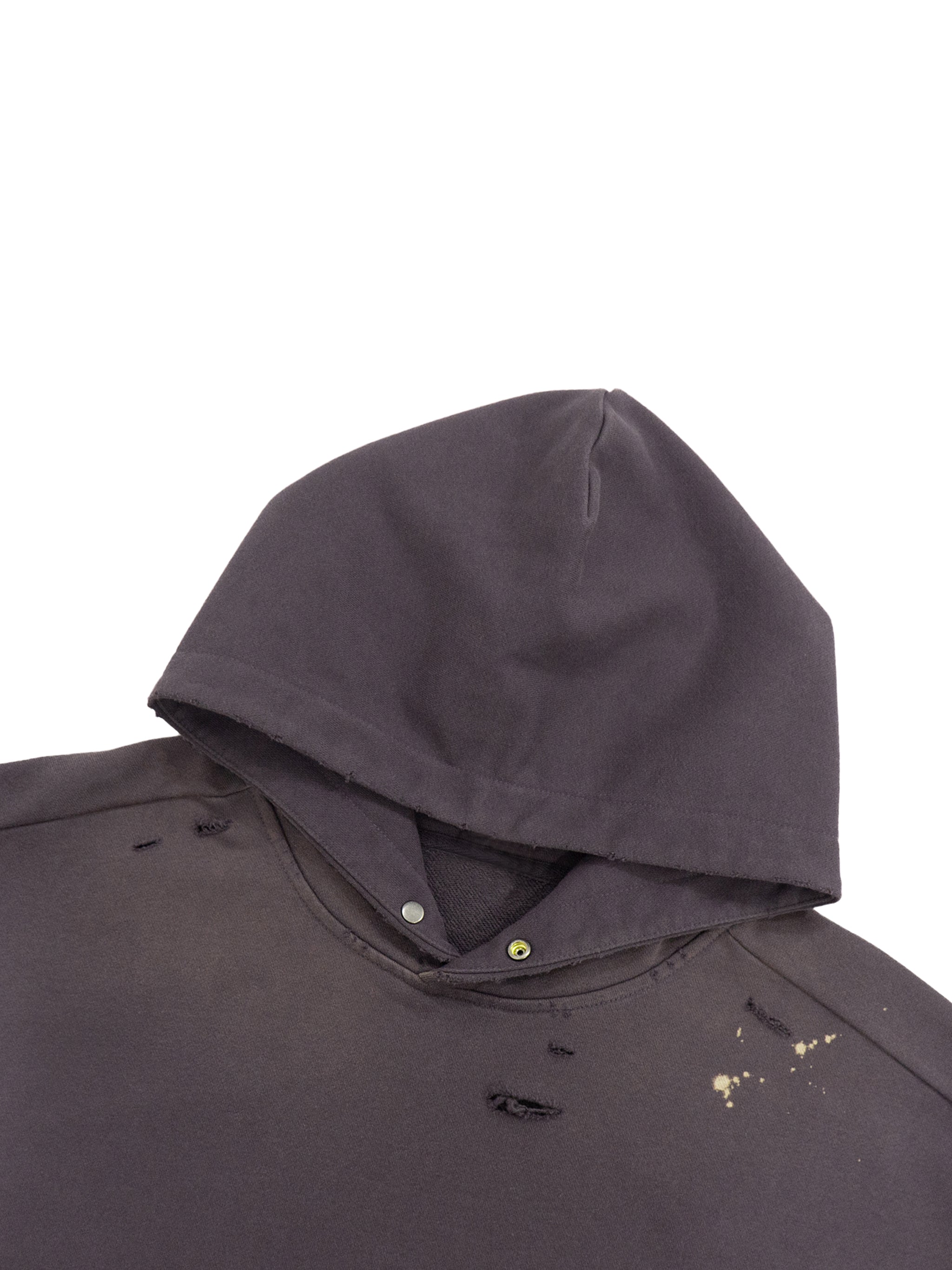 CAUTION Sun Fade Frayed Fleece Hoodie