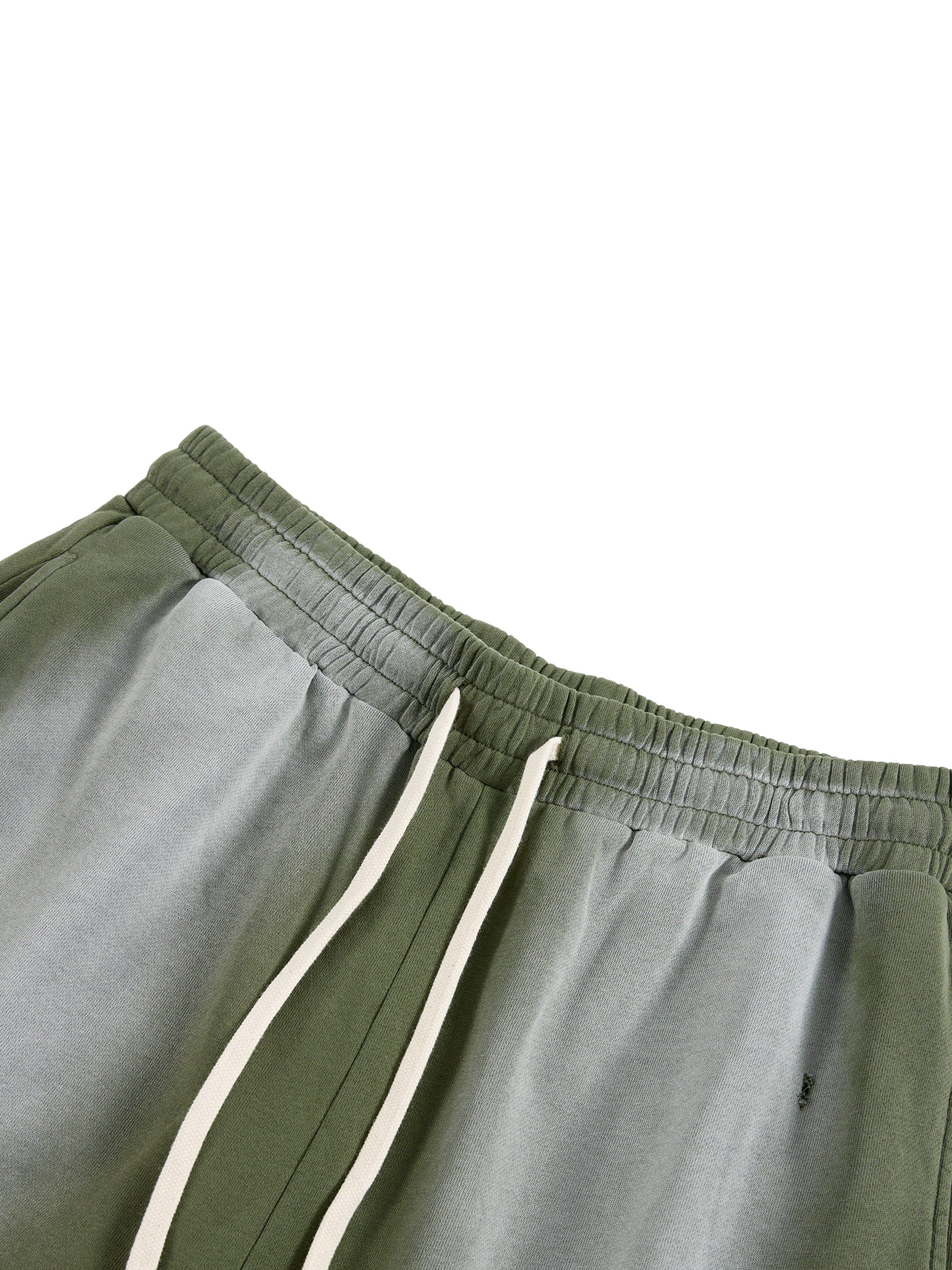 caution Sun Fade Distressed Shorts